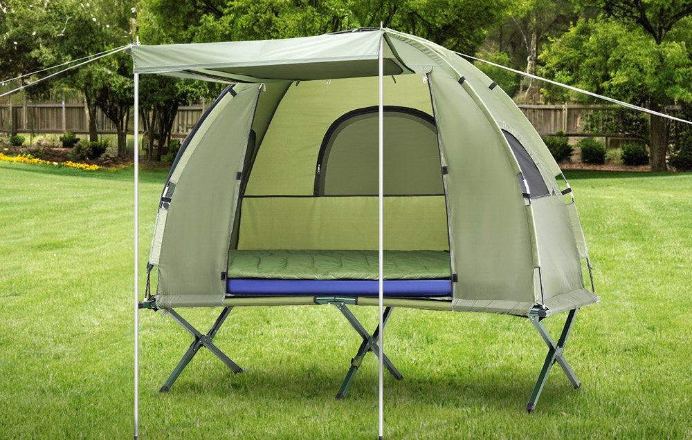 Weisshorn 5-in-1 Camping Tent Cot 1-person Air Mattress Camping Bed