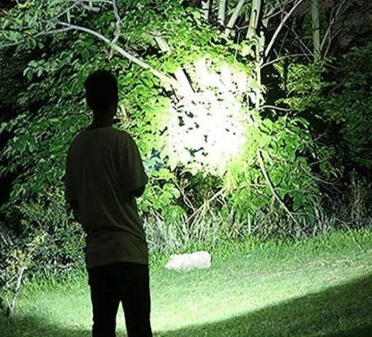 7 Modes Waterproof Rechargeable UV Light Flashlight Torch for Camping