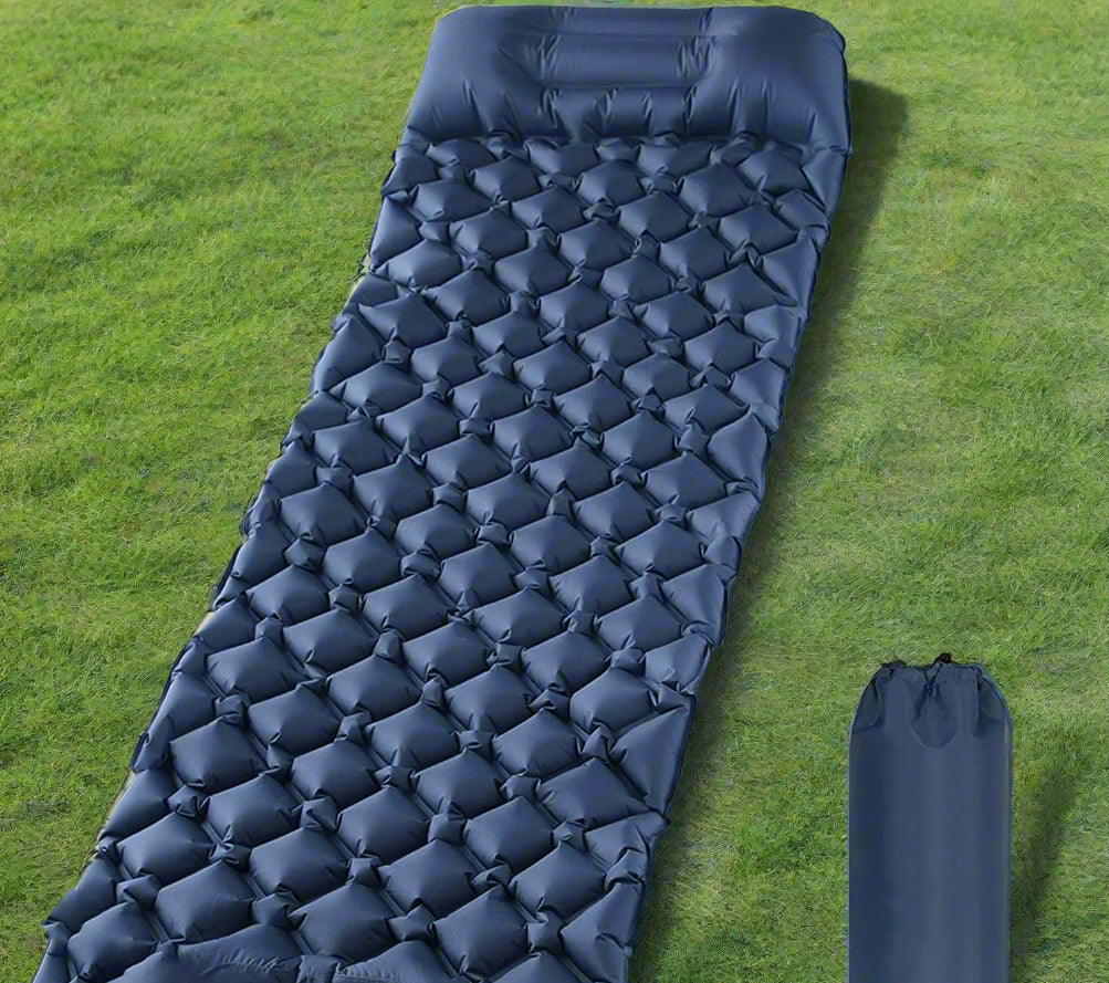 Ultralight Inflatable Camping Sleeping Pad with Pillow for Travelling and Hiking