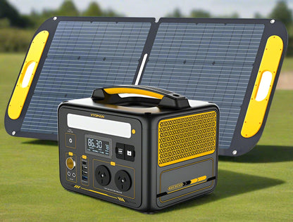 Jump 600X 600W Power Station 110W Solar Panel 10A AC/DC