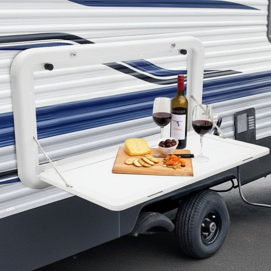 Caravan Table Folding Picnic Camping Motorhome Outdoor Tables Locked 800x450mm
