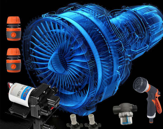 12V SEALFLO Water Pump High Pressure Self-priming rv Camping Boat 55PSI 11.3L/M