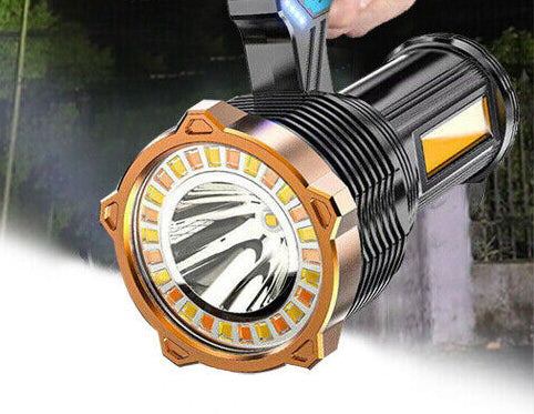 Most Powerful 1200lm LED Flashlight Super Bright Torch Lamp USB Rechargeable