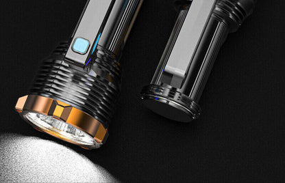 Most Powerful 1200lm LED Flashlight Super Bright Torch Lamp USB Rechargeable
