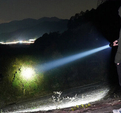 Super Bright 30W 14LED Flashlight White Laser Tactical Torch Lamp for Camping AU