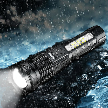 Super Bright 30W 14LED Flashlight White Laser Tactical Torch Lamp for Camping AU