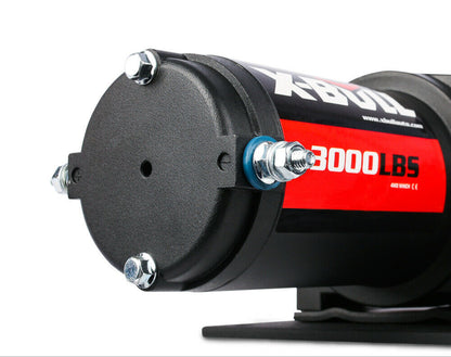 X-BULL Electric Winch 3000lbs/1360kg Wireless 12V Steel Cable ATV 4WD BOAT 4X4