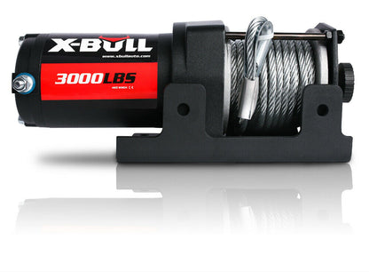 X-BULL Electric Winch 3000lbs/1360kg Wireless 12V Steel Cable ATV 4WD BOAT 4X4