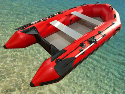 3m Inflatable Dinghy Boat Tender Pontoon Rescue- Red