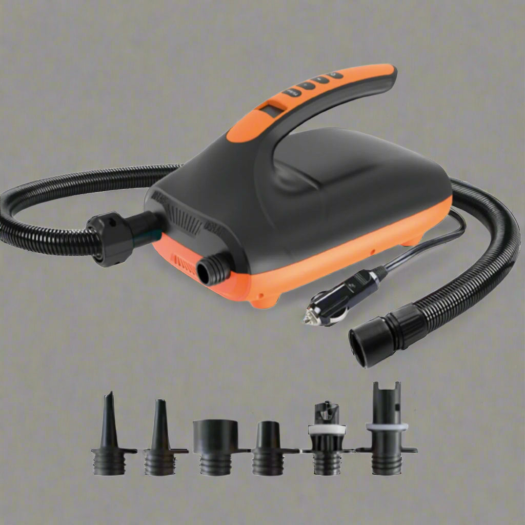 20psi Dual Stage Electric Air Pump for Inflatable Boat SUP Kayak High Pressure
