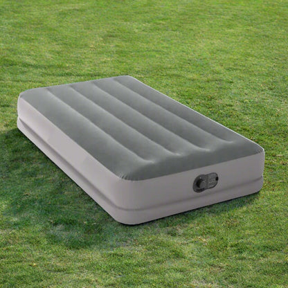 Twin Dura-Beam Prestige Air Bed Built-In USB Electric Pump for Easy Inflation and Deflation