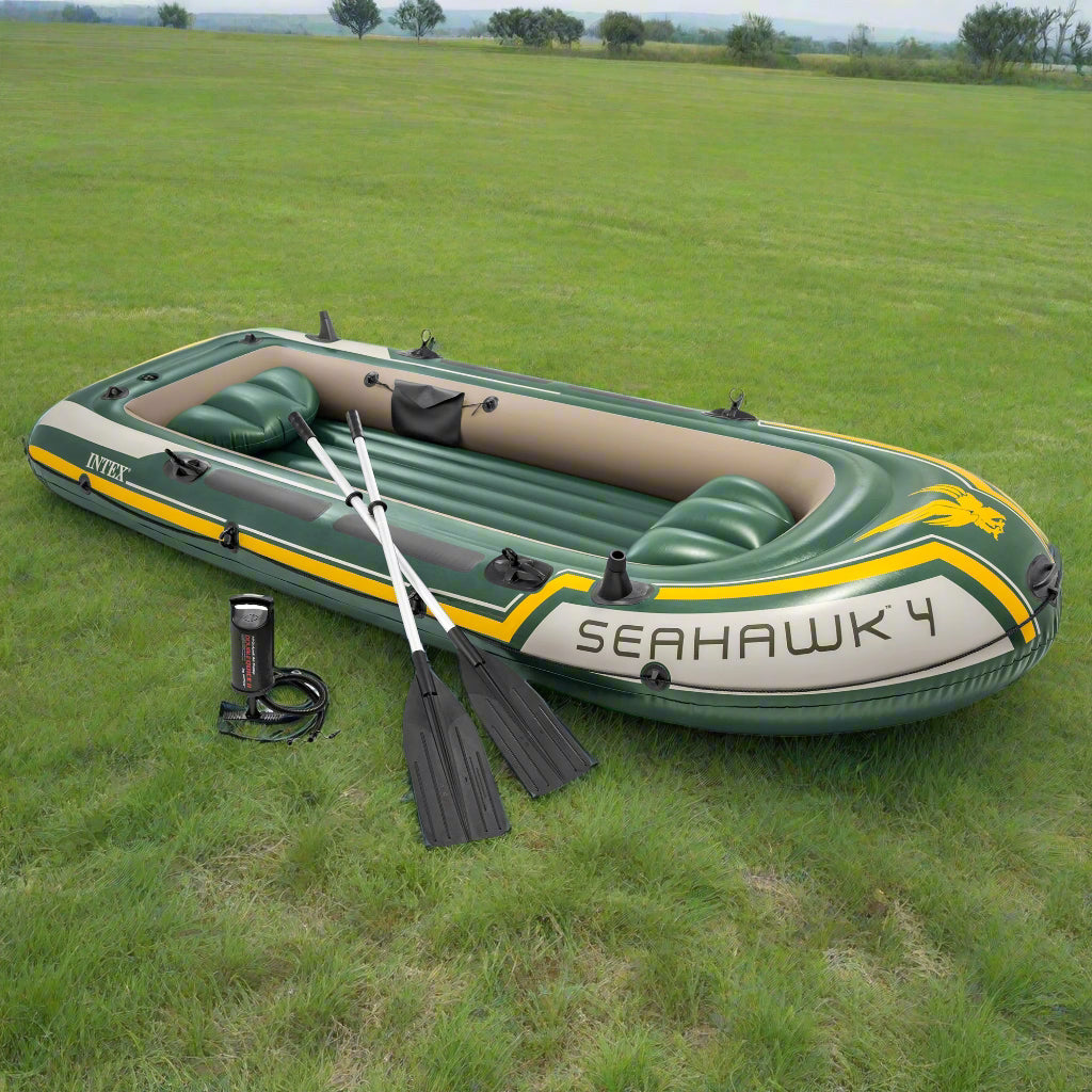 Intex Seahawk 4 Inflatable Boat Set - 4 Person