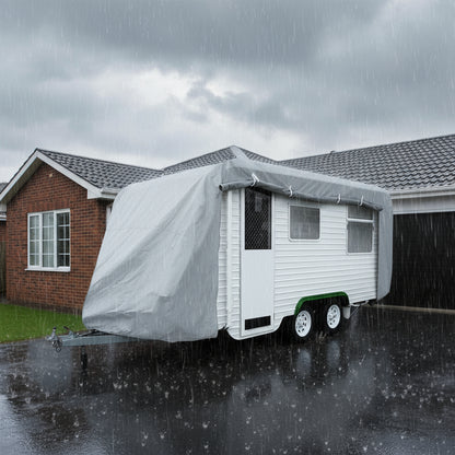 Wallaroo Caravan Cover With Side Zip Campervan 10-13 ft