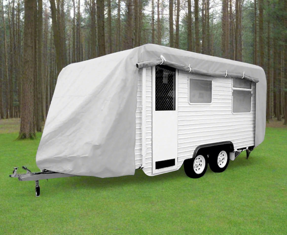 Wallaroo Caravan Cover With Side Zip Campervan 16-19 ft