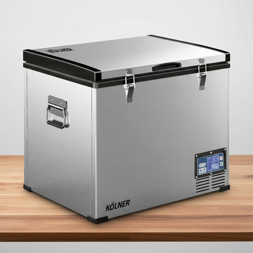 Kolner 75l Portable Fridge Chest Freezer With Lcd Panel - Rv Vehicle Camping Refrigerator