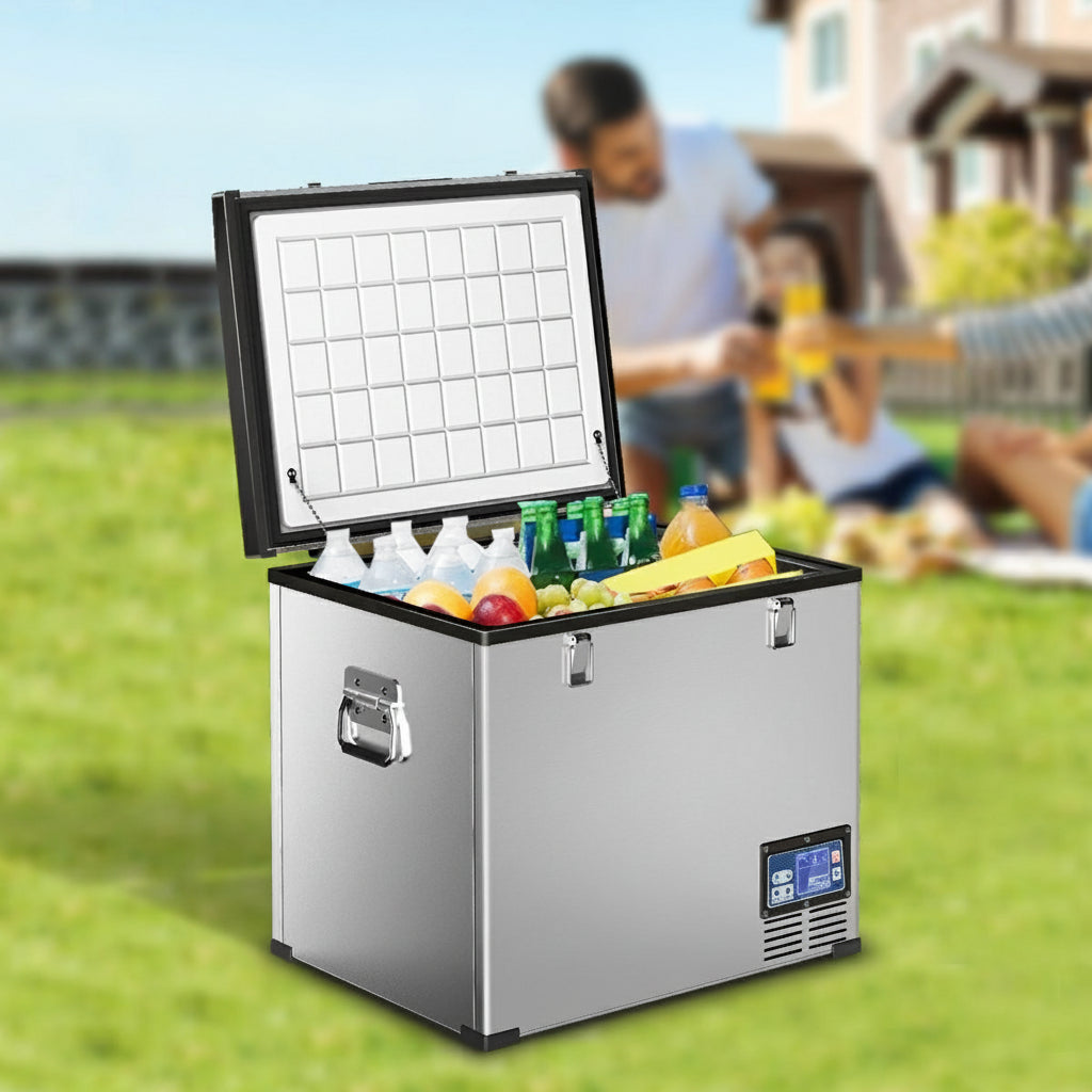 Kolner 75l Portable Fridge Chest Freezer With Lcd Panel - Rv Vehicle Camping Refrigerator