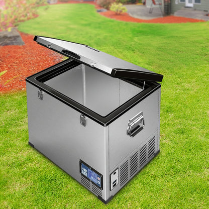 Kolner 75l Portable Fridge Chest Freezer With Lcd Panel - Rv Vehicle Camping Refrigerator