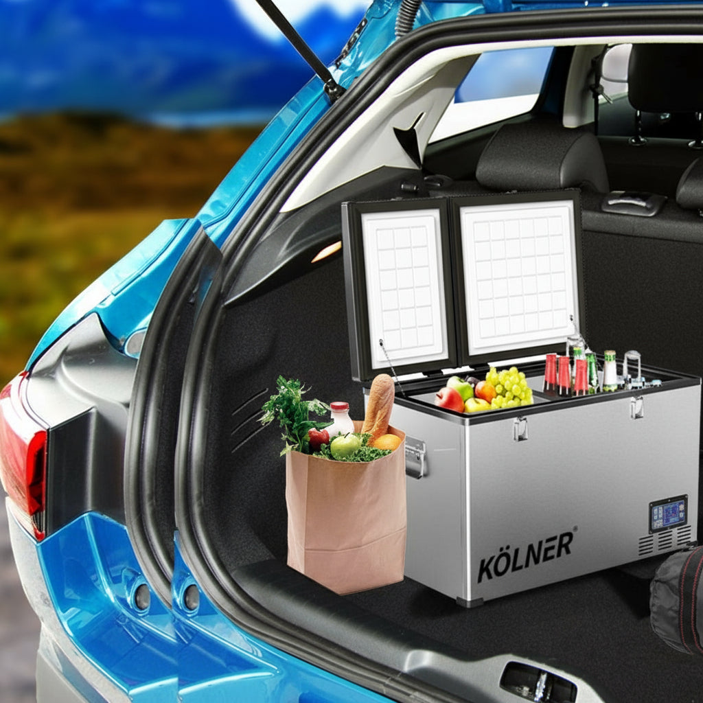 Kolner 80l Portable Fridge Cooler Freezer Camping Car Travel Refrigerator