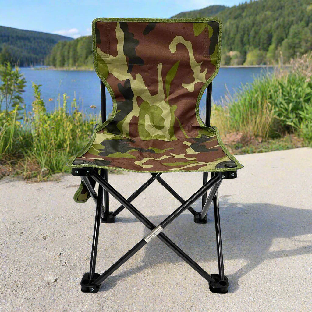 Aluminum Alloy Folding Camping Camp Chair Outdoor Hiking Patio Backpacking Large