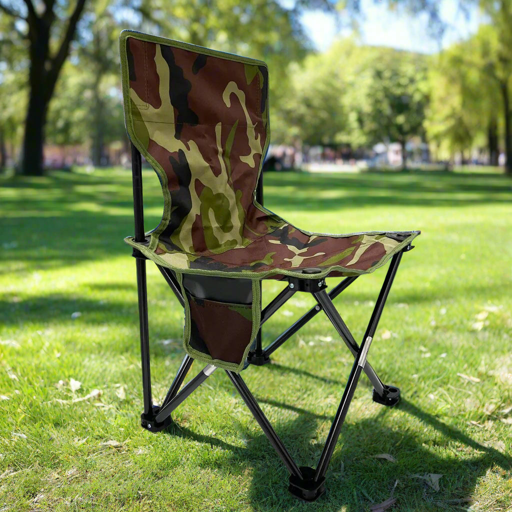 Aluminum Alloy Folding Camping Camp Chair Outdoor Hiking Patio Backpacking Mediam