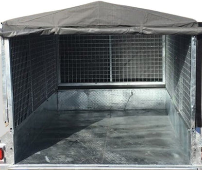 Box Cage Trailer Cover Canvas Tarp for 7x4 ft 600mm High Cage