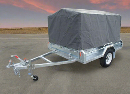 8X5 BOX TRAILER CAGE CANVAS COVER (900mm) 3 FOOT Thick Rip Resistant Waterproof