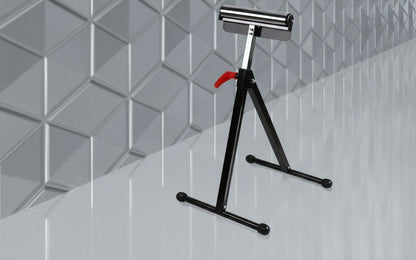 Foldable Roller Support Stand Adjustable Bench Holder 67-110cm Heavy Duty Steel