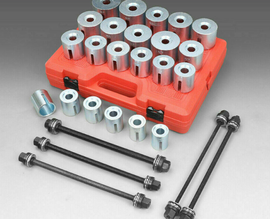 27Pc Universal Pull & Press Sleeve Kit Removal Bushing Driver Set Bearings Seal