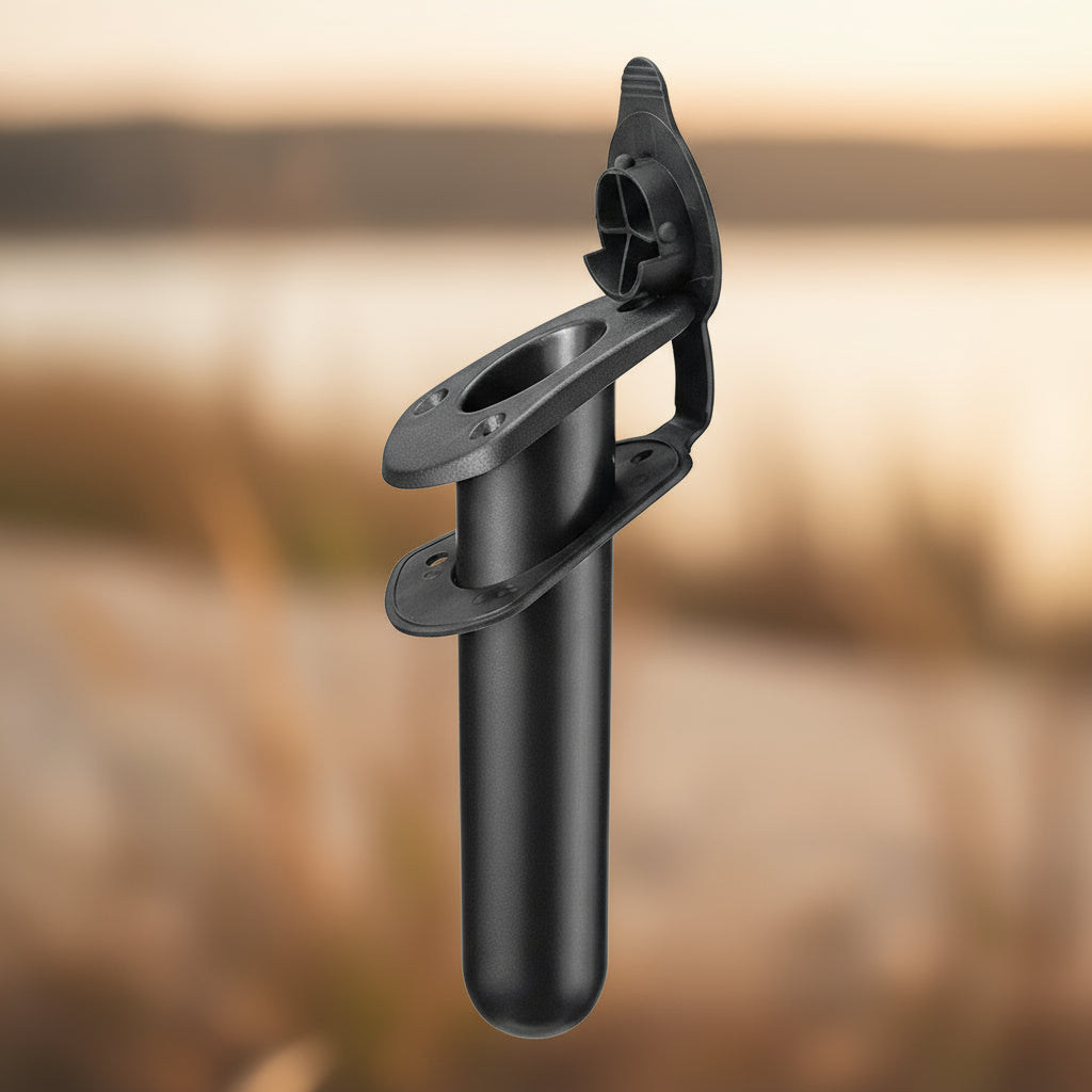 2Pcs With Cap Cover Fishing Boat Rod Holder For Kayak Pole Bracket Flush Mount