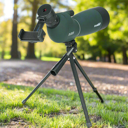 High Definition Birding Scope with Tripod - 25-75x70 - Green Film - 19Mm Eyepiece Red Film
