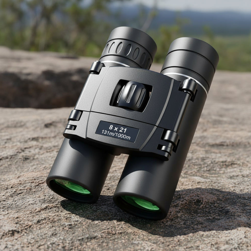 Portable 8x21 Zoom Binoculars for Long Distance Viewing