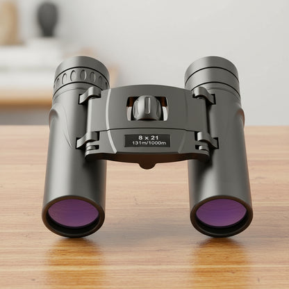 Portable 8x21 Zoom Binoculars for Long Distance Viewing