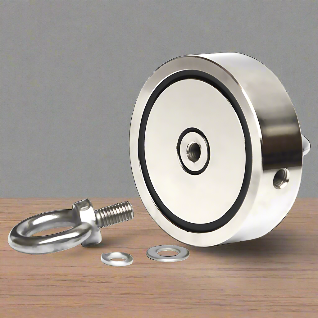 700Kg Salvage Strong Recovery Magnet Neodymium Hook Treasure Hunting Fishing