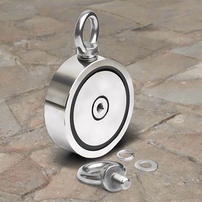 700Kg Salvage Strong Recovery Magnet Neodymium Hook Treasure Hunting Fishing