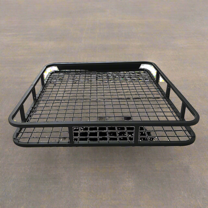 Universal Roof Rack Basket - Car Luggage Carrier Steel Cage Vehicle Cargo