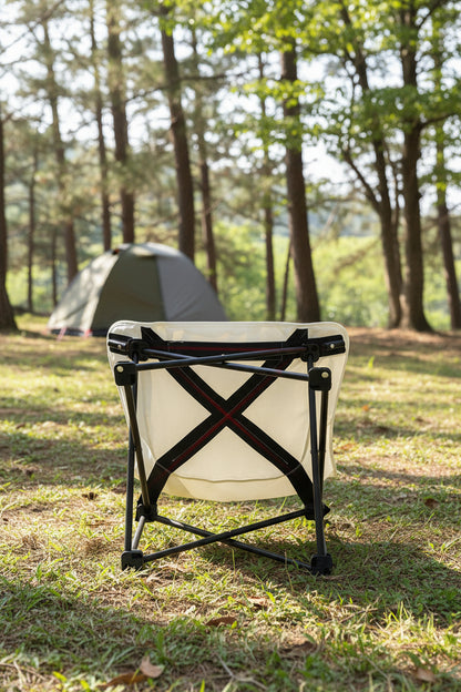 Green Outdoor Folding Camping Chair - Portable Lounge Chair, Lightweight Beach Chair, Fishing Stool, and Picnic Seat, Perfect for Outdoor Adventures