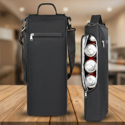 Golf Beer and Soda Insulated Cooler Bag with Shoulder Strap, Outdoor Can Beverage Storage Tote