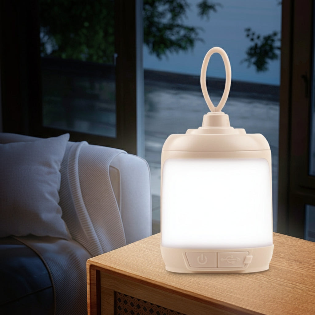 2PCS Compact Outdoor Camping Light with 4 Modes & Type-C Charging - 500LM, IPX4 Waterproo