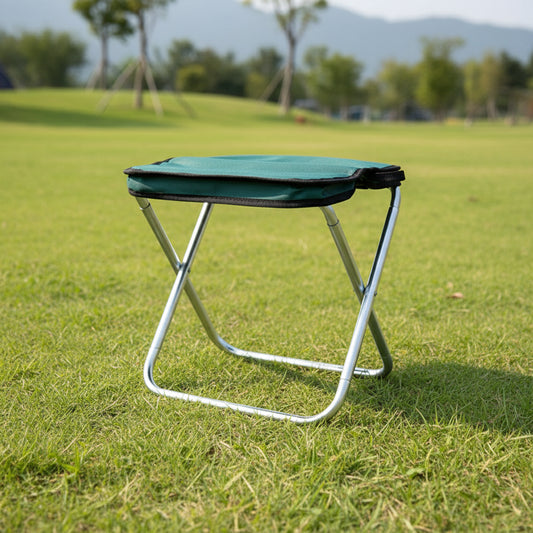 Outdoor Ultralight Folding Camping Chair - Dark Green