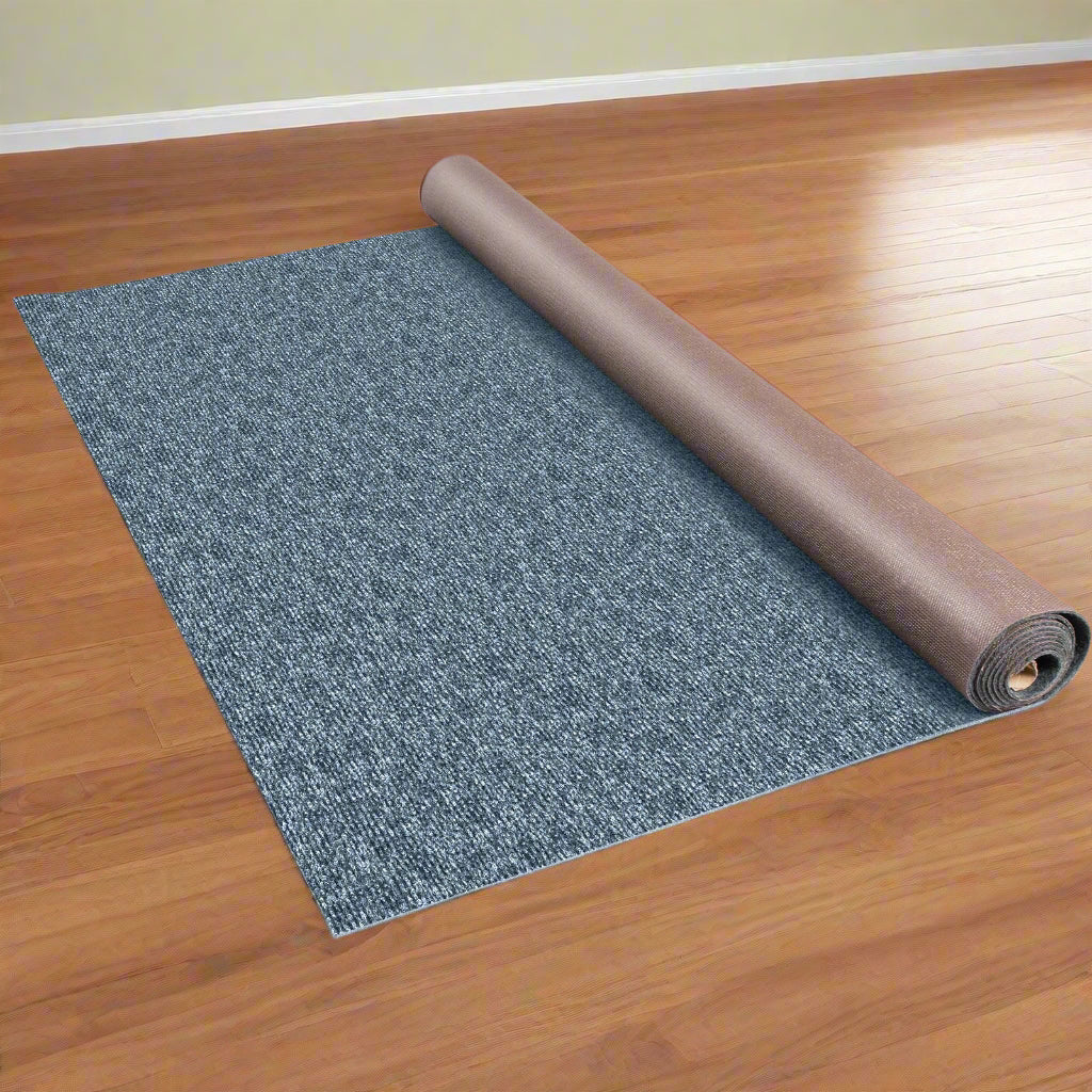 VEVOR Marine Carpet 6x13ft Boat Area Rug Roll Cutpile In/Outdoor Patio Deck Gray, 1.8x4m