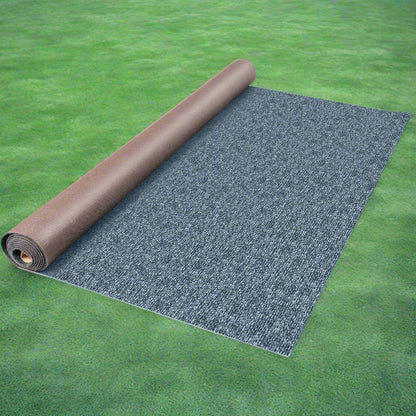 VEVOR Marine Carpet 6x13ft Boat Area Rug Roll Cutpile In/Outdoor Patio Deck Gray, 1.8x4m