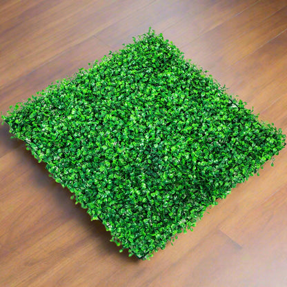 VEVOR 12PCS 10x10 inch Artificial Boxwood Panels, Boxwood Hedge Wall Mat,Artificial Grass Backdrop Wall, Privacy Hedge Screen UV Protected for Outdoor Indoor Garden Fence Backyard