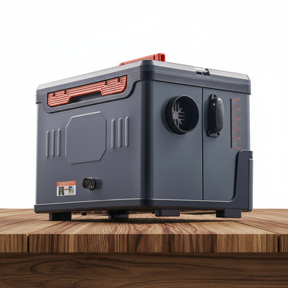VEVOR Diesel Heater, 8KW, DC 12V/24V, All in One Portable Diesel Air Heater with Bluetooth APP Control, Remote Control and LCD Screen, 5 L Fuel Tank for Trucks, Vans, RVs, Campers, and Garages