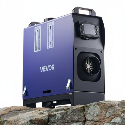 VEVOR Diesel Heater, 8KW, DC 12V/24V, All in One Portable Diesel Air Heater with Remote Control and LCD Screen, Fast Heating Low Noise, 5 L Fuel Tank for Vehicles, Vans, RVs, Campers, and Trucks