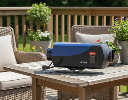 VEVOR Diesel Heater, 8KW, DC 12V/24V, Portable Diesel Air Heater with Remote Control and LCD Screen, Fast Heating Low Noise, 10 L Large Fuel Tank for Vehicles, Vans, RVs, Campers, and Trucks