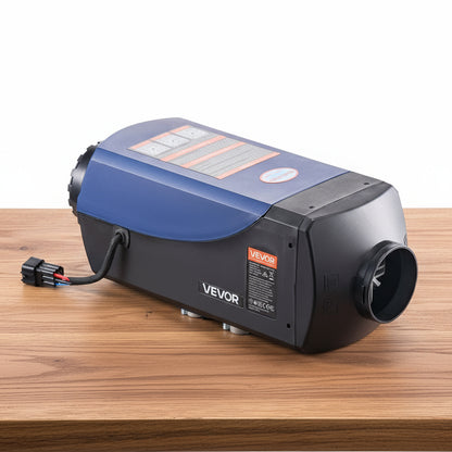 VEVOR Diesel Heater, 8KW, DC 12V/24V, Portable Diesel Air Heater with Remote Control and LCD Screen, Fast Heating Low Noise, 10 L Large Fuel Tank for Vehicles, Vans, RVs, Campers, and Trucks