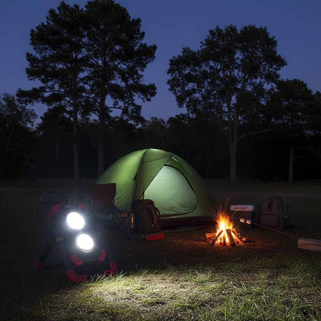 Giantz Work Light Rechargeable Torch USB Cordless LED Lamp Rotation Folding