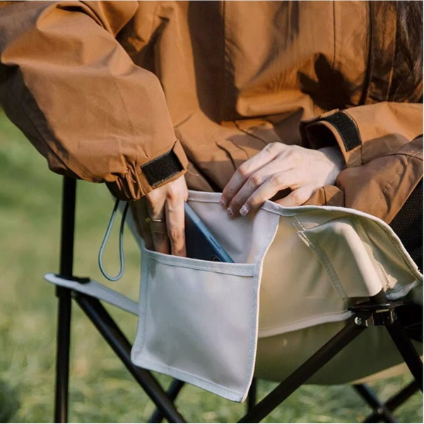 RAZOJESS Moon Chair for Outdoor Camping Fishing Picnic Blue